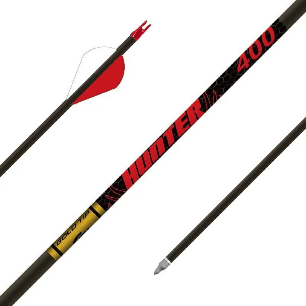 Gold Tip Arrows Hunter Hunting 400 Spine 2’’ Rapt-x Vanes 6/ct Buy at Faith and Freedom Outdoors