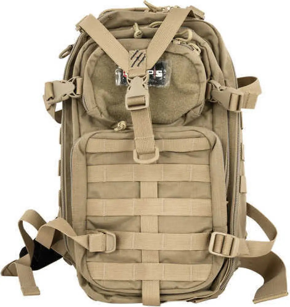 Gps Bags Gpst1611bob Tactical Bugout Bag Tan 600d Polyester 2 Handguns - Gpst1611bob