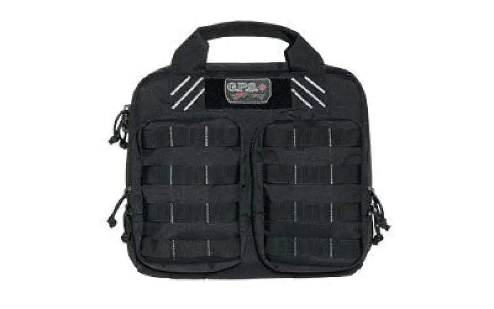 Gps Tac Double Range Bag Black Buy at Faith and Freedom Outdoors - Pistol Cases - Range Bag
