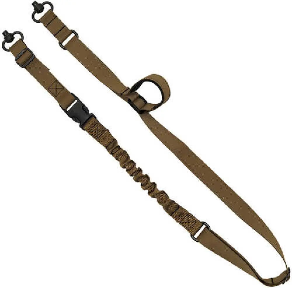 Grovtec us Inc Gtsl132 Qs 2-point Sentry Sling with Push Button Swivels Adjustable Coyote Brown for Rifle/shotgun