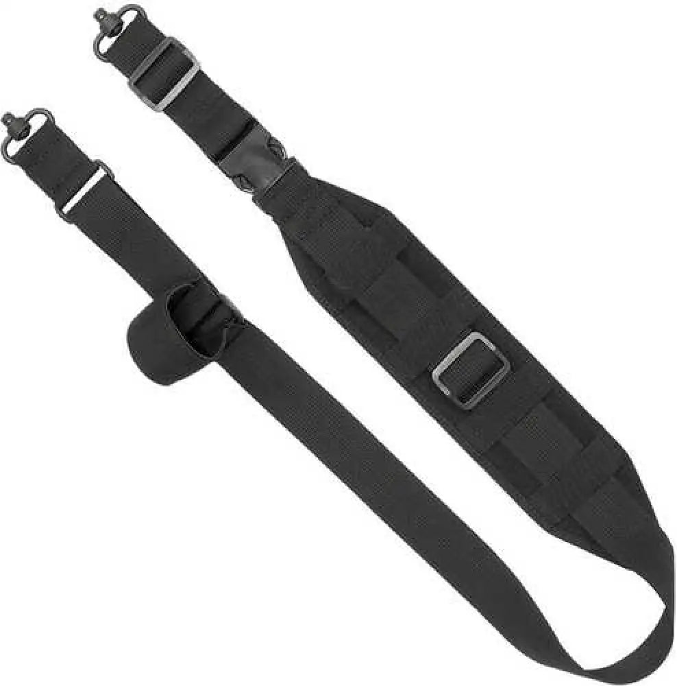 Grovtec us Inc Gtsl133 Qs Heavy Gunner Sling with 1.50’’ Push Button Swivels 3’’ w Adjustable Black for Rifle/shotgun
