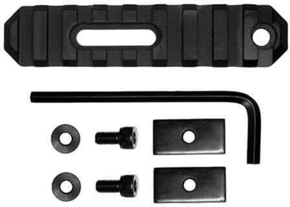 Grovtec Usa Inc. Ar Stock Picatinny Rail 3.80’’ Length 9 Slots Black Md: Gtsw190