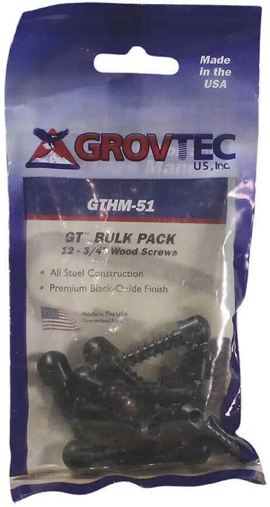 Grovtec Usa Inc.wood Screws Swivel Studs 12 Pack Brown Gthm51