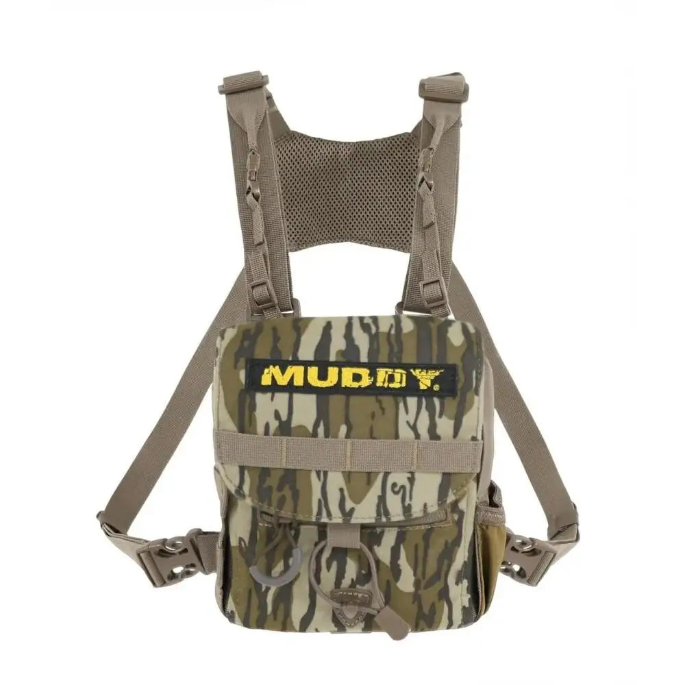Gsm Binocular Cases & Harnesses Muddy Pro Series Bino Harness Mossy Oak Bottomland Buy at Faith and Freedom Outdoors