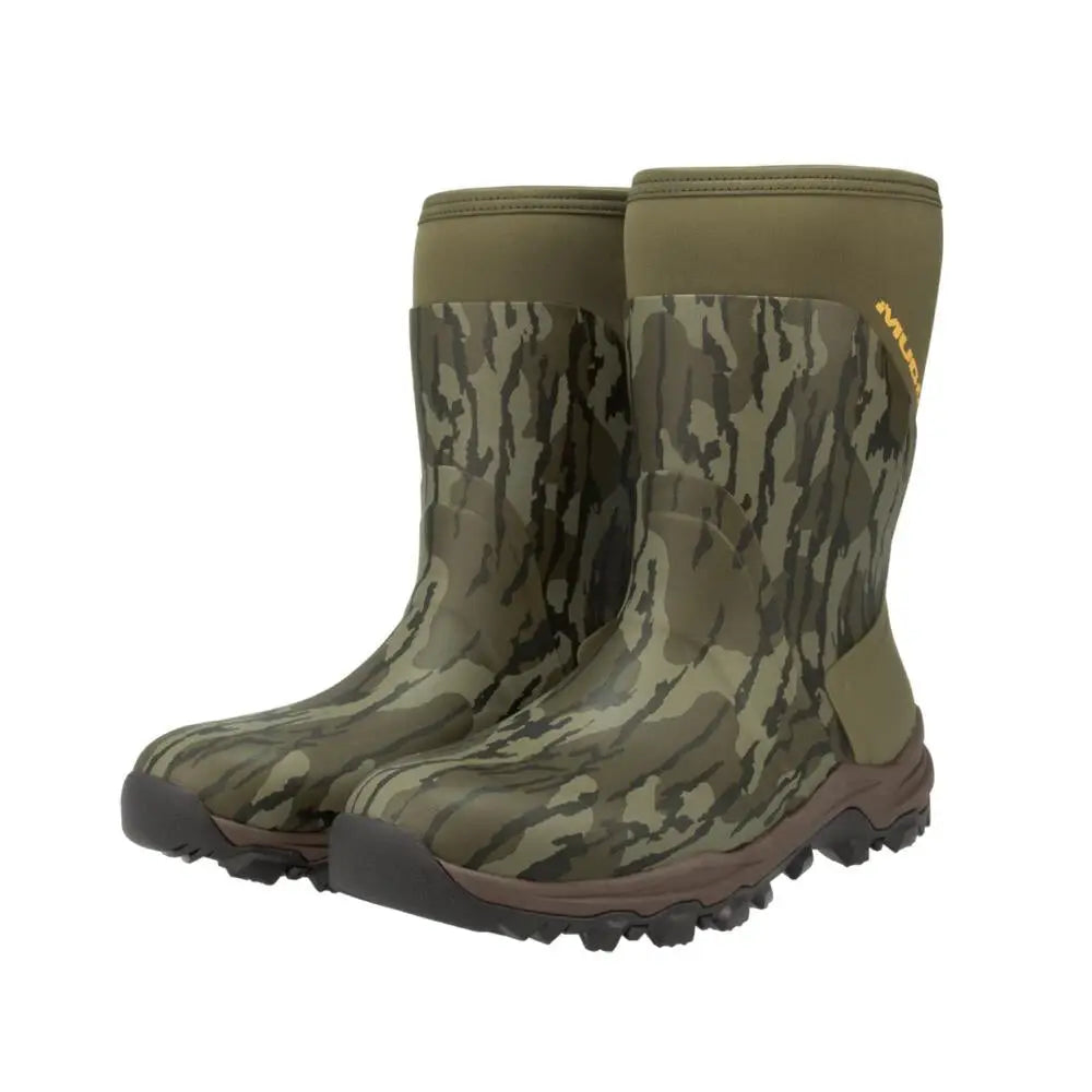 Gsm Boots & Shoes Muddy Dv8 13’’ Non-insulated Mossy Oak Bottomland Size 13d Buy at Faith and Freedom Outdoors