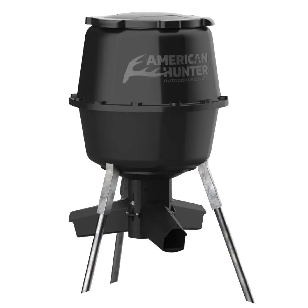 Gsm Feeders American Hunter 30gal with Gravity Feeder Buy at Faith and Freedom Outdoors