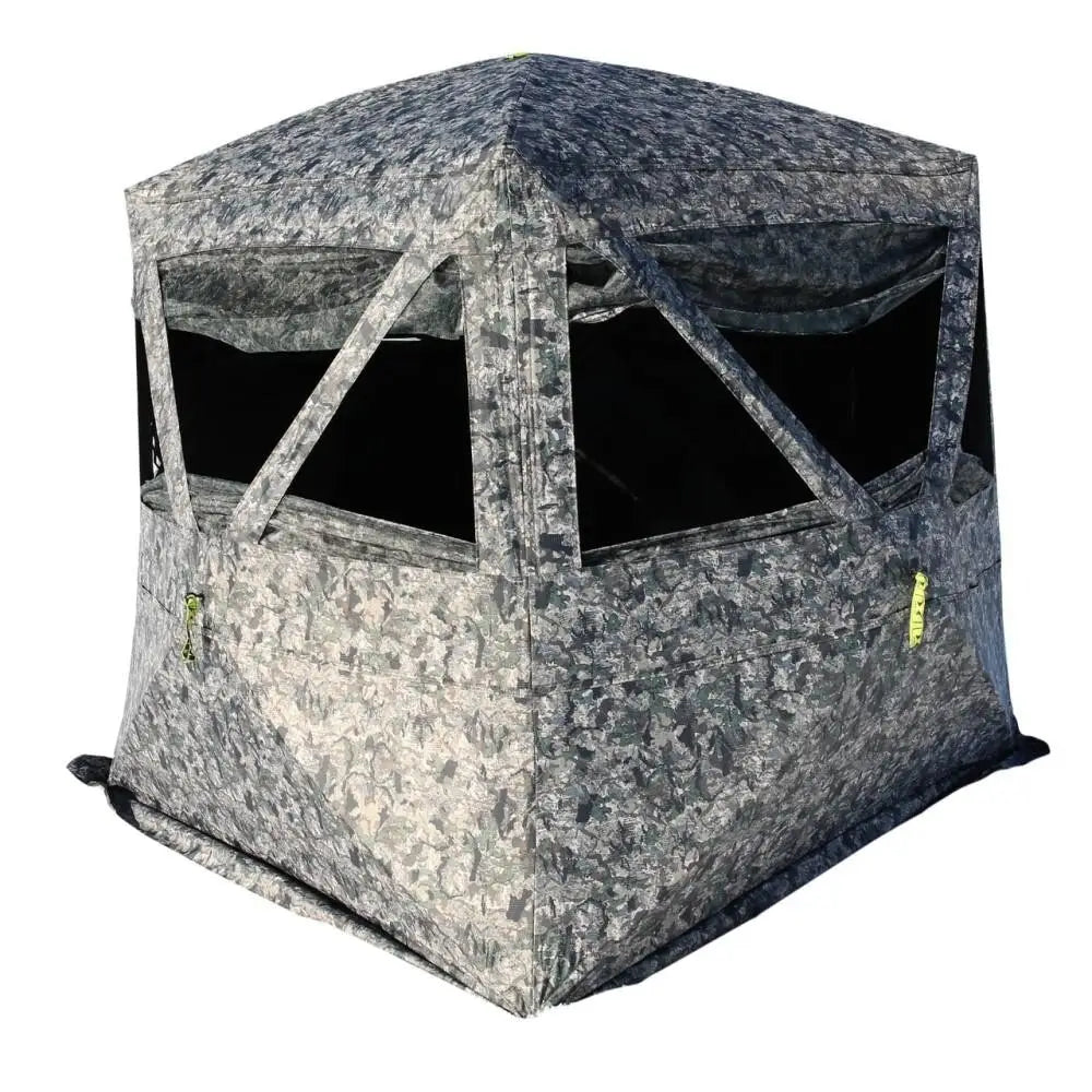 Gsm Ground Blinds|hunting Hawk Mancave Blind Grey Buy at Faith and Freedom Outdoors