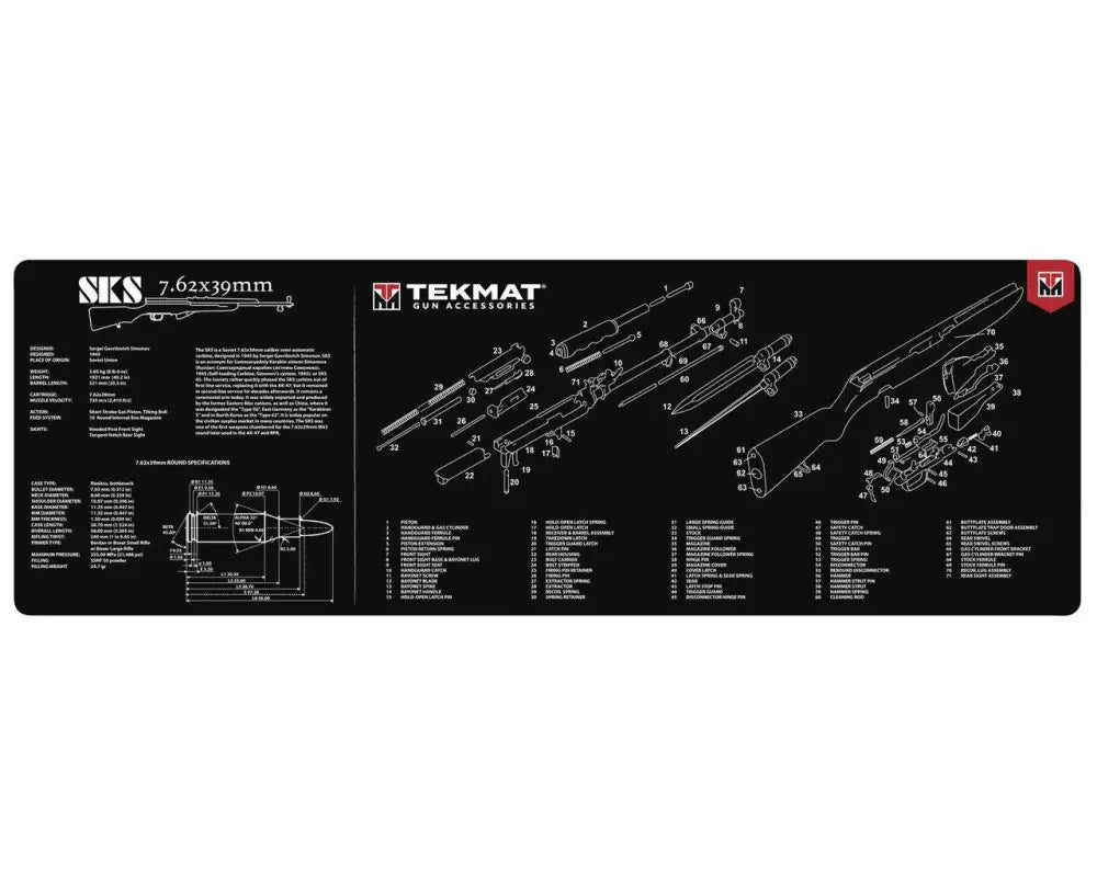 Gsm Gun Cleaning Mats Tekmat 12x36 Mat - Sks Buy at Faith and Freedom Outdoors