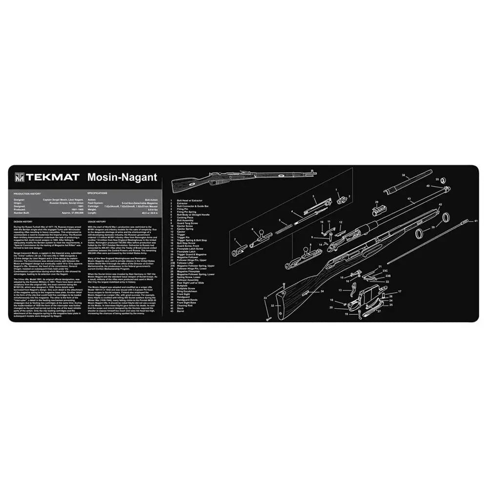 Gsm Gun Cleaning Mats Tekmat Mosin Nagant Mat Buy at Faith and Freedom Outdoors