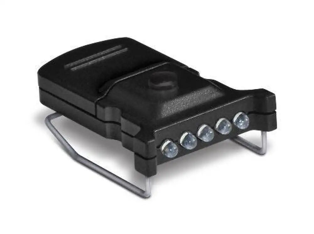 Gsm Headlamps Cyclops Micro Hat Clip Light - 5 Led Bulb White Black Buy at Faith and Freedom Outdoors