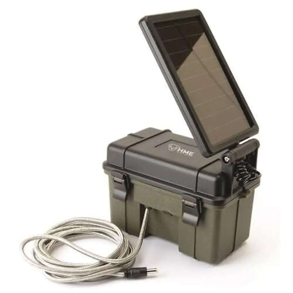 Gsm Trail Camera Accessories Hme 12v Solar Auxiliary Power Pack Buy at Faith and Freedom Outdoors