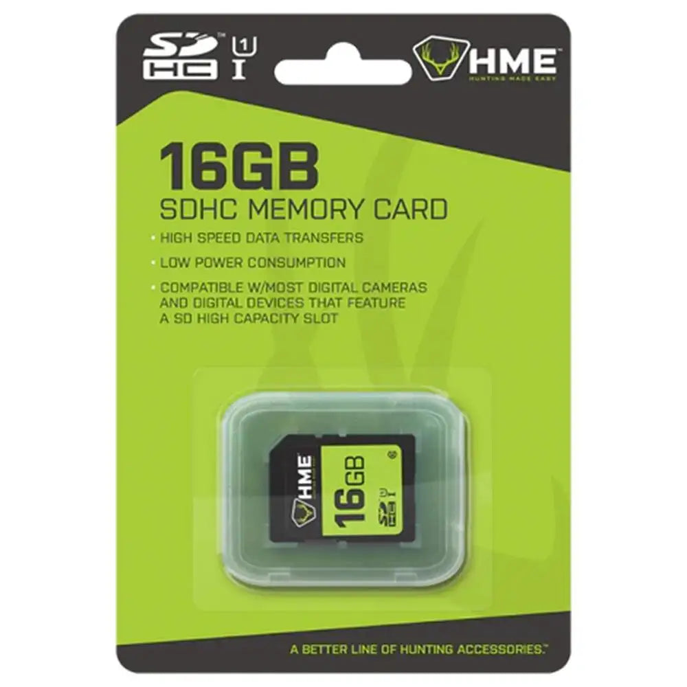 Gsm Trail Camera Accessories Hme 16gb Sdhc Memory Card 1/ct Buy at Faith and Freedom Outdoors