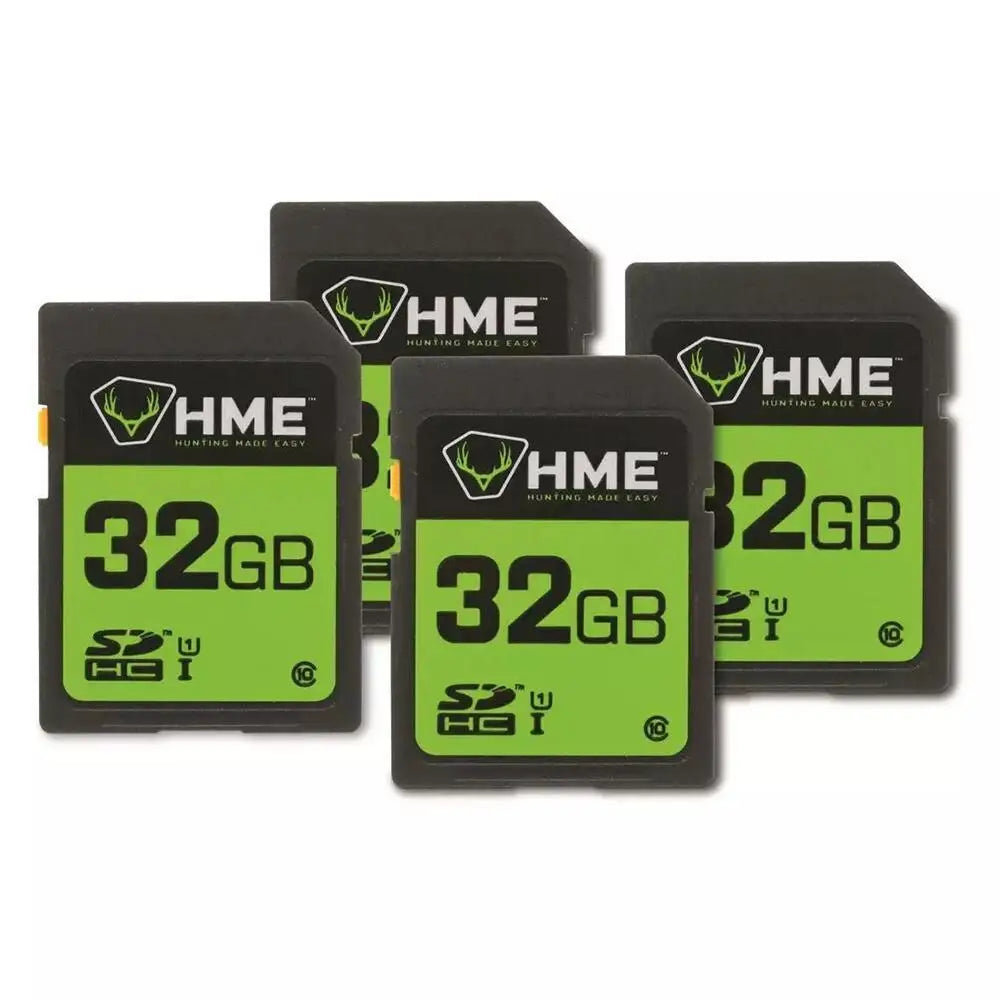 Gsm Trail Camera Accessories Hme 32gb Sdhc Memory Card 4/ct Buy at Faith and Freedom Outdoors