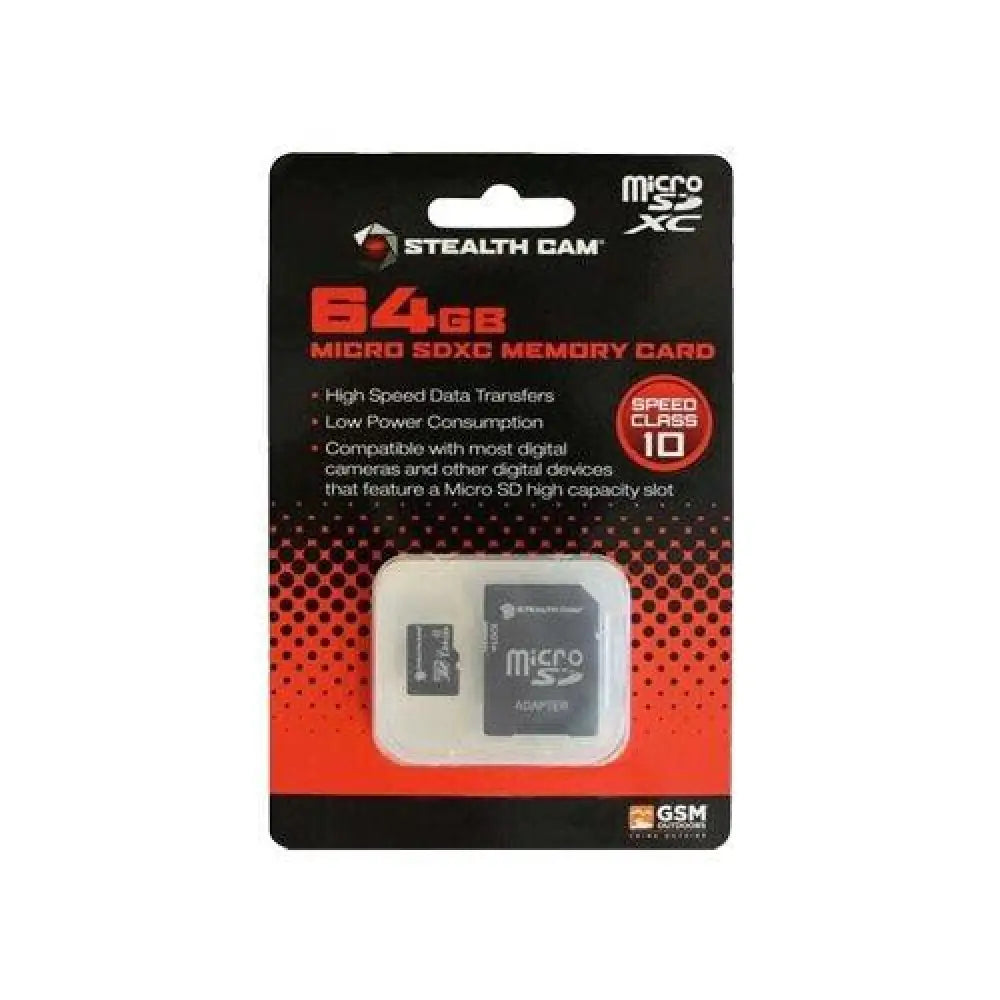 Gsm Trail Camera Accessories|hunting Stealthcam Micro Sd Card 64gb Buy at Faith and Freedom Outdoors