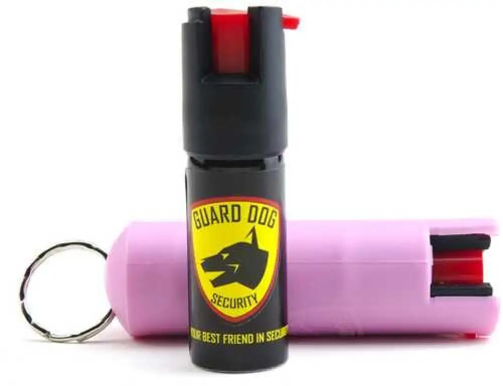 Guard Dog Pepper Spray Pink Hard Case W/ Keyring 1/2 Ounce - Ps-gdoc18-1hcpk