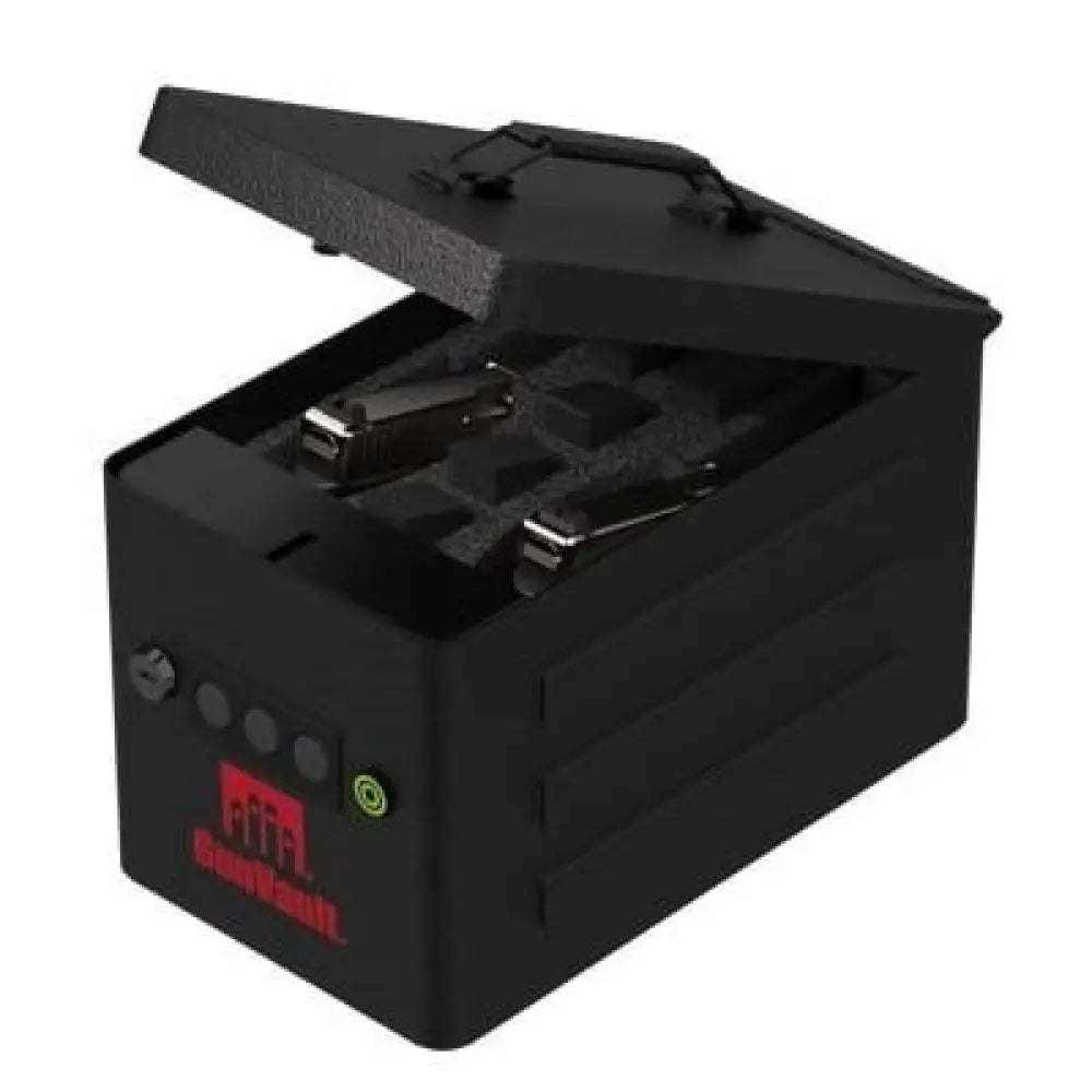 Gunvault Gun Safes & Cabinets Range Vault Combination Box Safe for 2 Handguns Buy at Faith and Freedom Outdoors