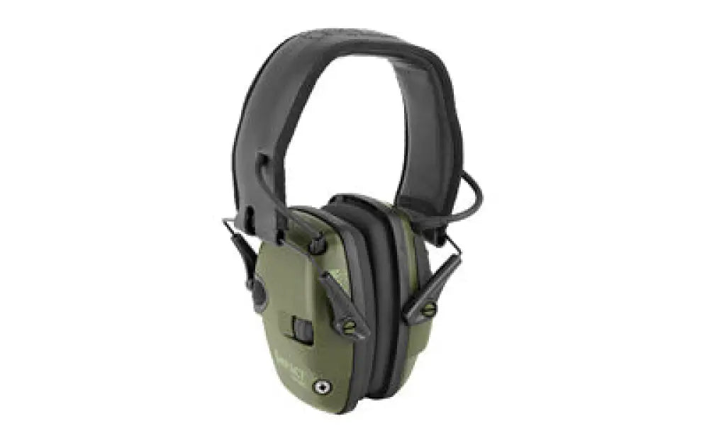 H/l Impact Sport Muff Od Green Buy at Faith and Freedom Outdoors - Ear Protection - Earmuff