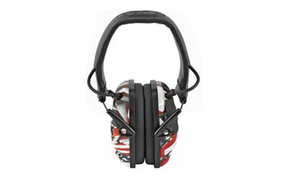 H/l Impact Sport Muff one Nation Flg Buy at Faith and Freedom Outdoors - Ear Protection - Earmuff