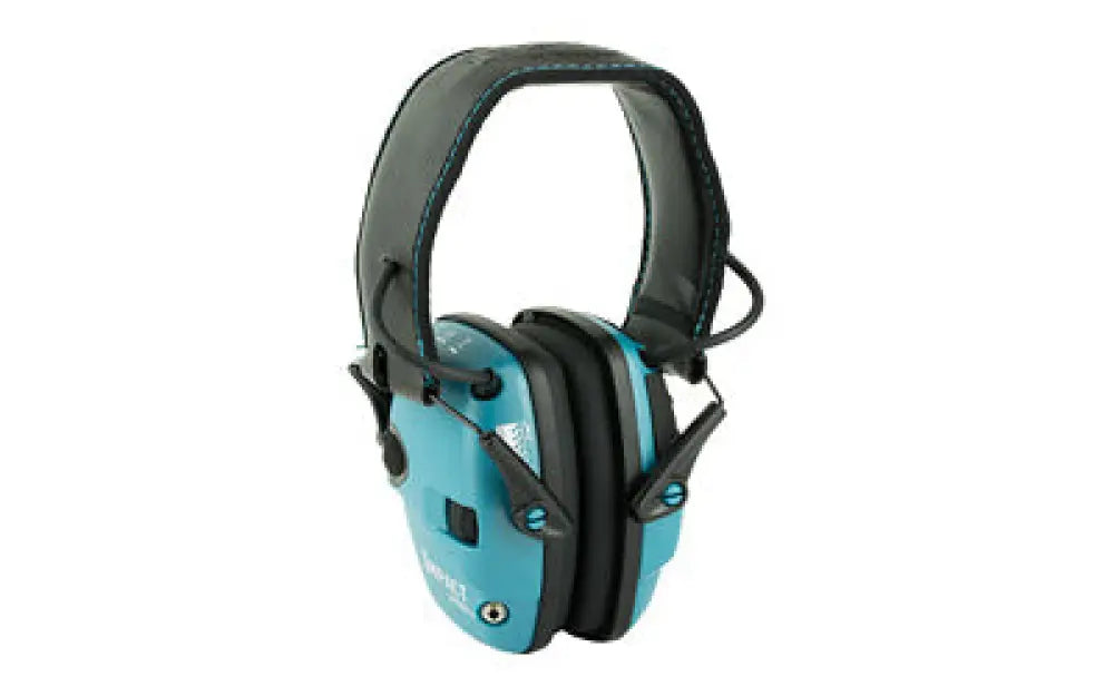 H/l Impact Sport Muff Teal Buy at Faith and Freedom Outdoors - Ear Protection - Earmuff