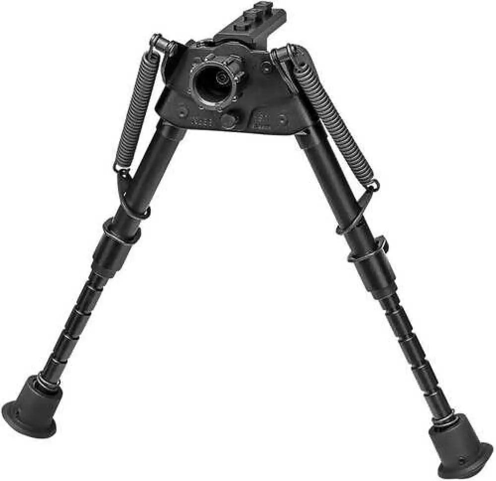 Harris Bipods S-brmm-lok Sb Rmmlok Made of Steel/aluminum with Black Anodized Finish 6-9’’ Vertical Adjustment Notched