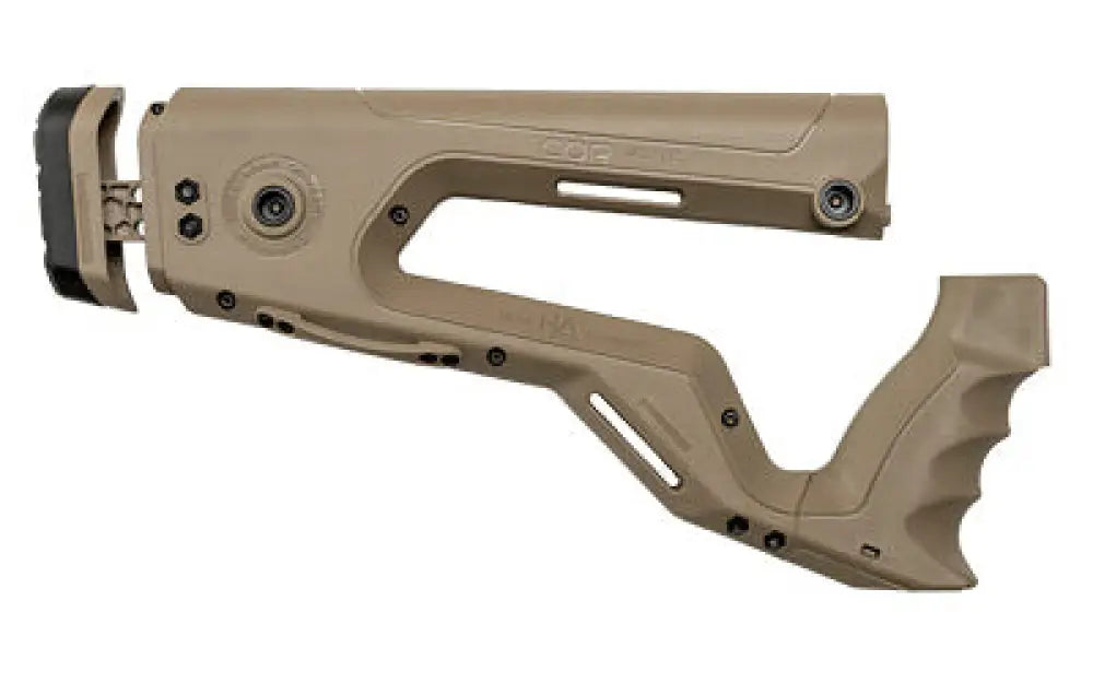 Hera Cqr Buttstock Gen 2 Tan Buy at Faith and Freedom Outdoors - Stocks & Buffer Tubes - Stock