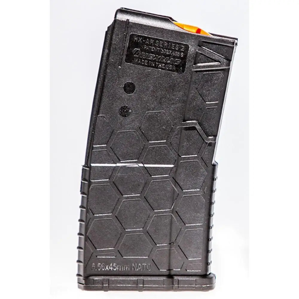 Hexmag Gun Parts|rifle Magazines Sentry Hexmag Ar-15/m4/m16 Shorty Rifle Magazine Black with Orange 223/5.56x45mm 20/rd