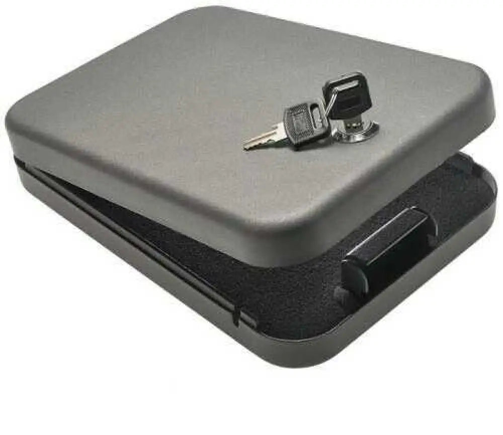 Hi-point Firearms Snap Safe 9.5’’x6.5’’x1.75’’ Cable Black 2 Keys 18 Gauge Steel Ss