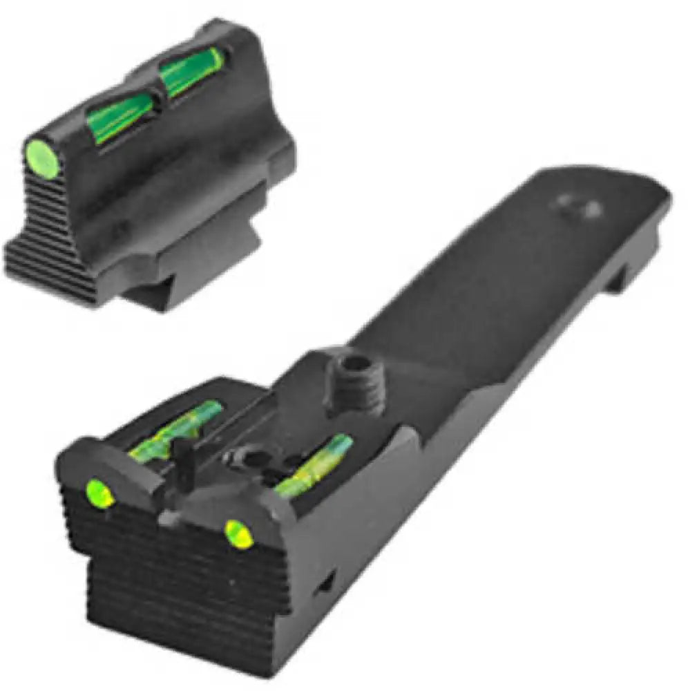 Hi-viz Sight Set Fiber Optic Sights Fits Henry H009/h009aw Fixed Green Rear Red and White Lightpipes for Fr - Hhvs620