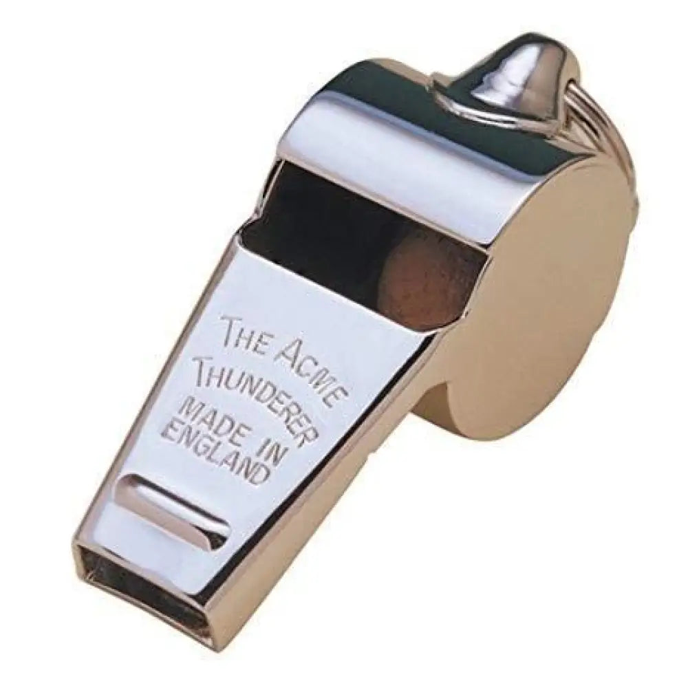 Hiatt-thompson Corp. Camp Tools Hiatt Thompsons 60.5 Nickel Thunderer Whistle Silver Buy at Faith and Freedom Outdoors