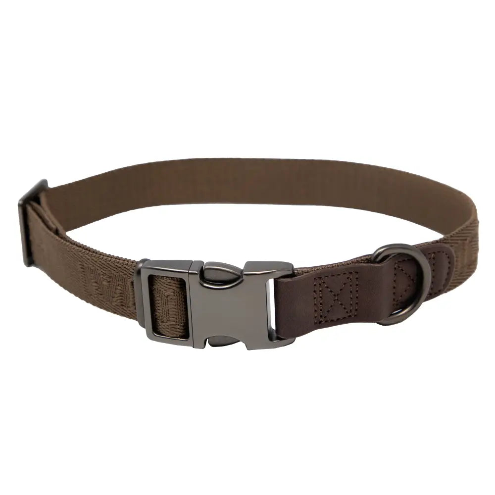 Higdon Outdoors Collars & Leashes Momarsh Adjustable Dog Collar 15’’-23’’ Chocolate Brown Buy at Faith and Freedom