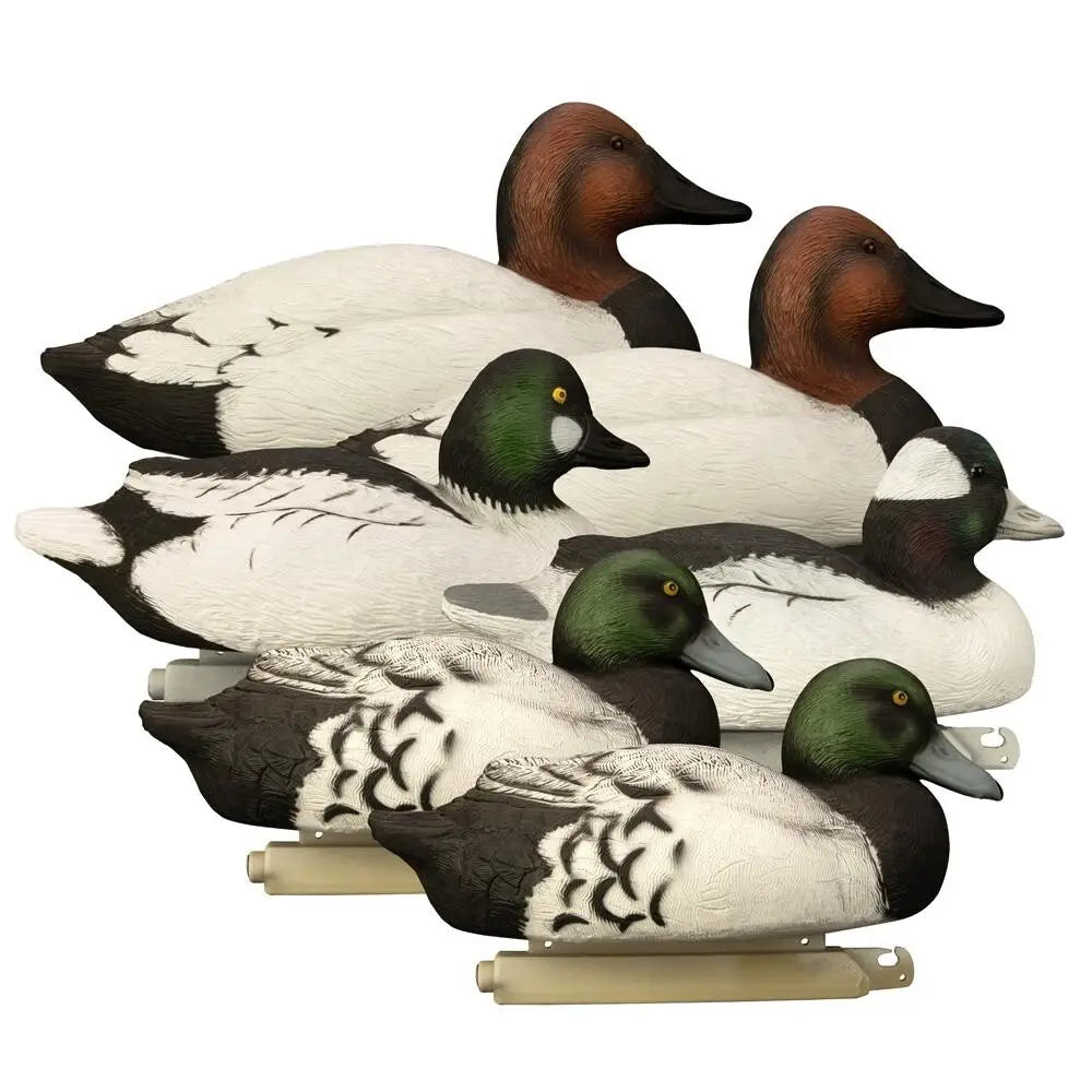 Higdon Outdoors Duck Decoys Battleship Diver Pk 2 Bluebills Canvasbacks 1 Bufflehead Goldeneye Buy at Faith and Freedom