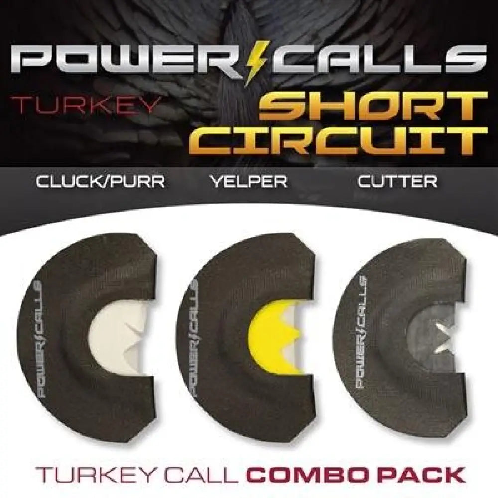 Higdon Outdoors Mouth Calls Power Short Circuit Combo Pack - (cluck/purr Yelper Cutter) Buy at Faith and Freedom