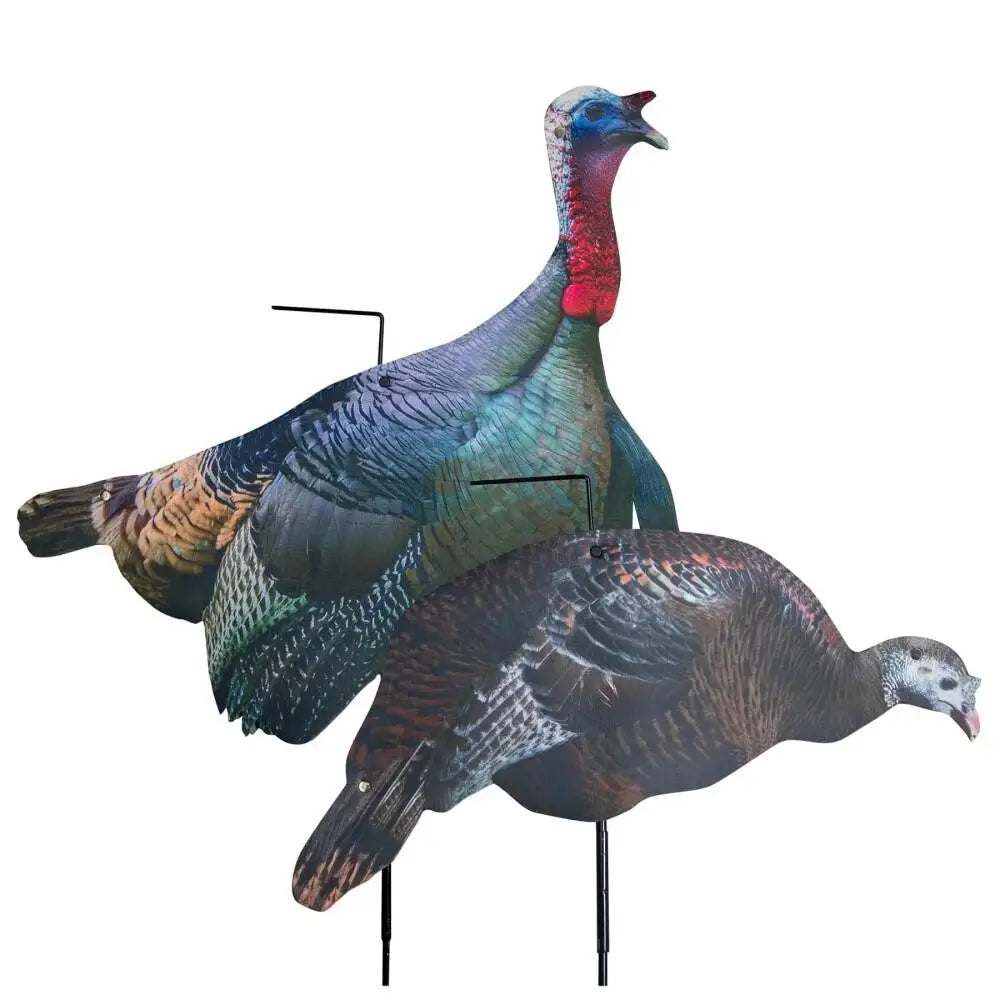 Higdon Outdoors Turkey Decoys|hunting Flex Decoy Combo Tom and Hen Sileft Handouette Buy at Faith and Freedom
