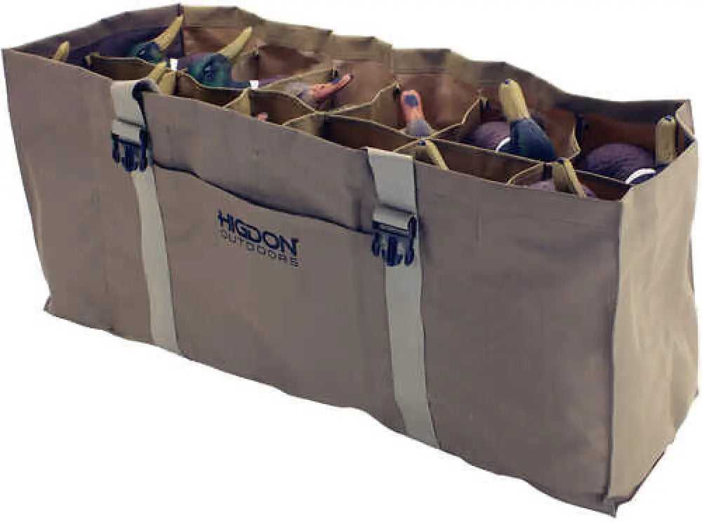 Higdon Outdoors X-slot Decoy Bag Universal Tan 600d Polyester 36’’l 24’’w 16’’h Holds Up to Decoys - 37124