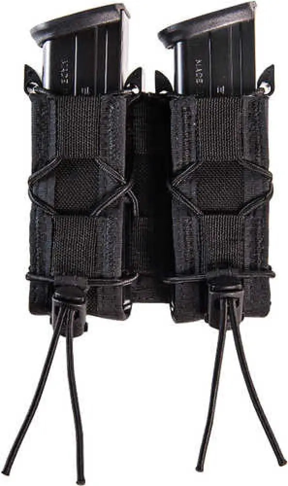 High Speed Gear 11pt02bk Taco Molle Double Pistol Cordura/polymer Black - 11pt02bk