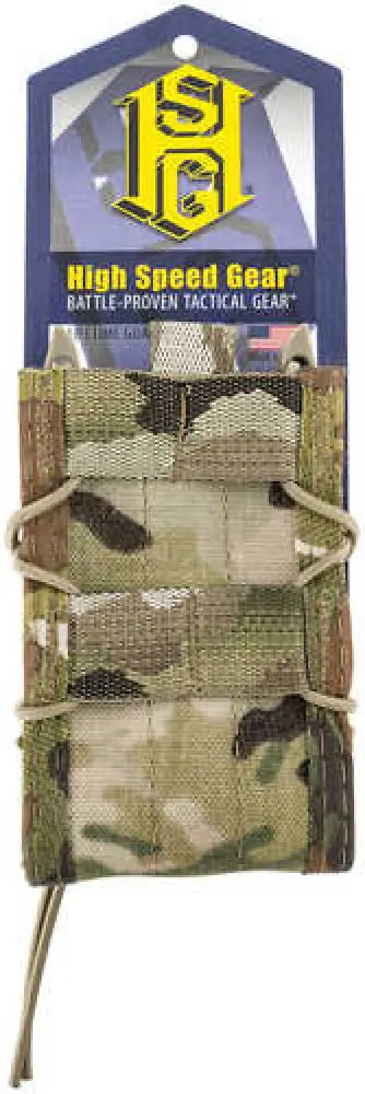 High Speed Gear 13ta10mc Taco Rifle Belt Mount Adaptable Magazine Pouch Multicam Nylon with Polymer Divider - 13ta10mc