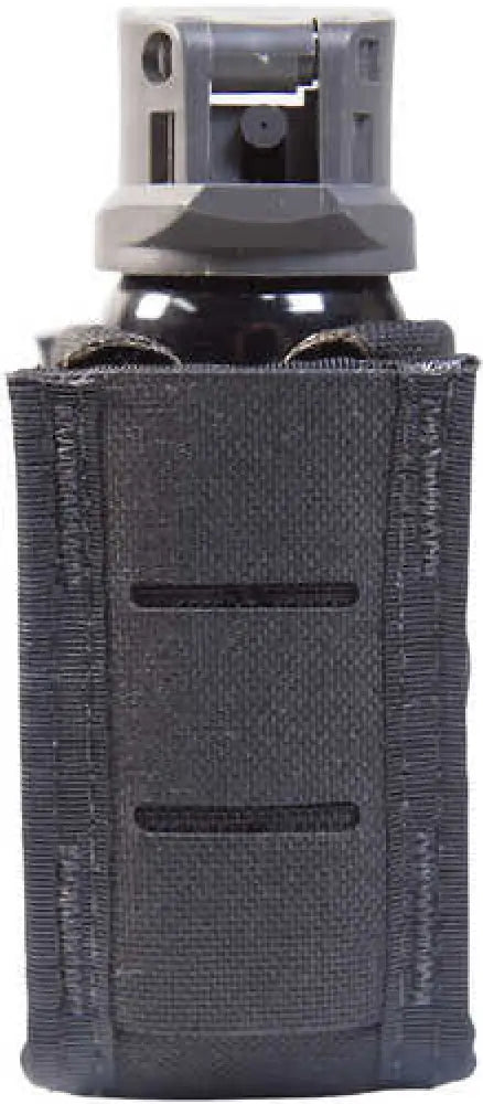High Speed Gear 41oc00bk Taco Duty Oc Spray Pouch Black Nylon with Molle Exterior Fits Compatible Mk3 c - 41oc00bk