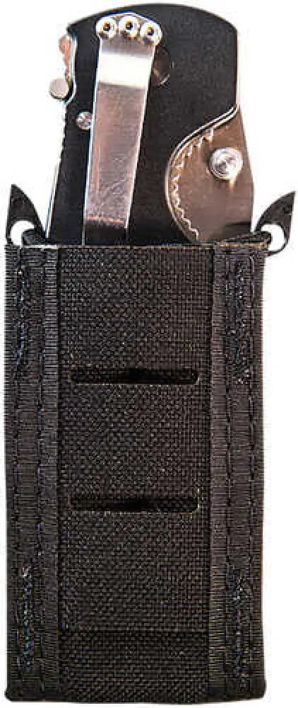 High Speed Gear 41pt00bk Taco Duty Single Pistol Mag Black Nylon with Molle Exterior Fits & 2’’ Belt - 41pt00bk