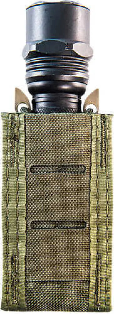 High Speed Gear 41pt00od Taco Duty Single Pistol Mag Od Green Nylon with Molle Exterior Fits & 2’’ Belt - 41pt00od