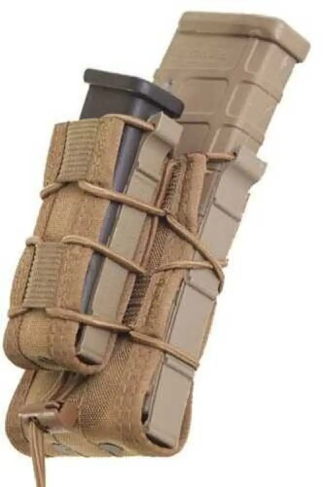 High Speed Gear Double Decker Taco Dual Magazine Pouch Molle Fits (1) Rifle and Pistol Hybrid Kyde - 11dd00od
