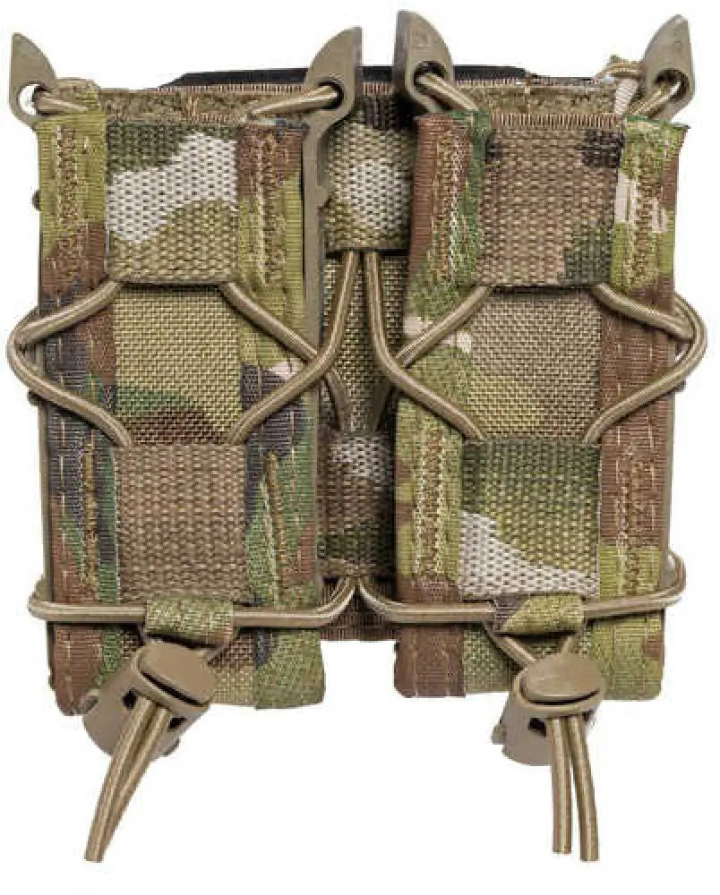 High Speed Gear Taco Molle Double Pistol Magazine Pouch Multicam Nylon W/polymer Divider - 11pt02mc