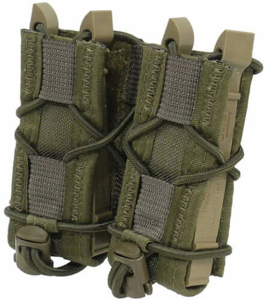 High Speed Gear Taco Molle Double Pistol Magazine Pouch Od Green Nylon W/polymer Divider - 11pt02od