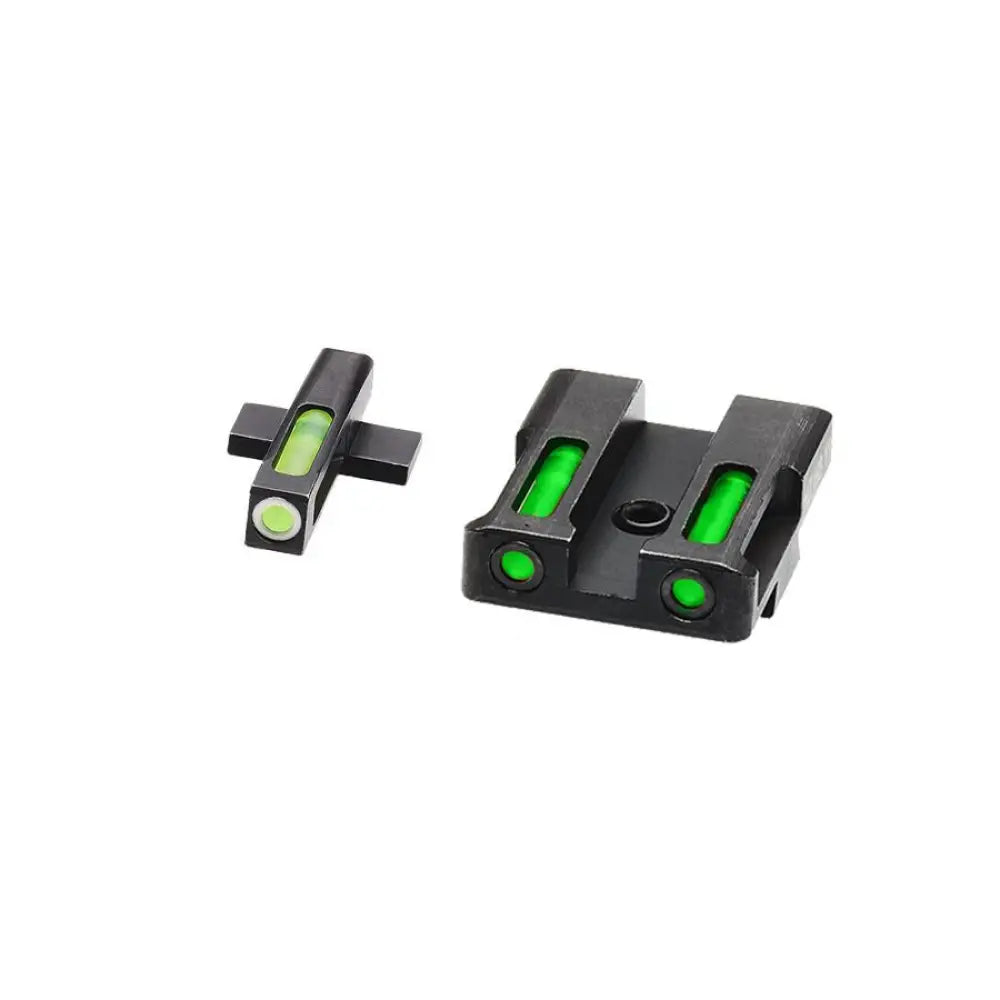 Hiviz Fiber Optic Sights Hiviz Litewave H3 Green/white Front Ring Sight for Springfield Models Xdxdsxde and Xd-m Models
