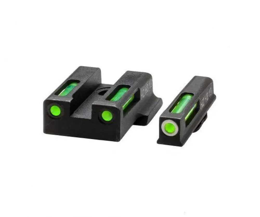 Hiviz Fiber Optic Sights Hiviz Litewave H3 Sight Green Litepipe/white Front Ring Fits S&w M&p Ez380 Buy at Faith