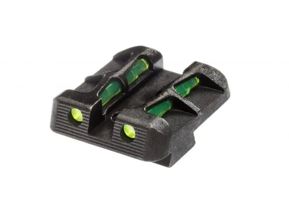 Hiviz Fiber Optic Sights Hiviz Litewave Rear Green Sight Fits Glock Models Chambered in 9mm Luger 40 S&w and.357 Sig