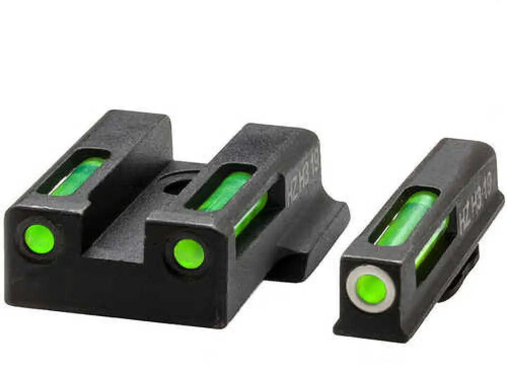 Hiviz Litewave H3 S&w Shield Ez380 Tactical Green Front/rear Black Frame - Ezn321