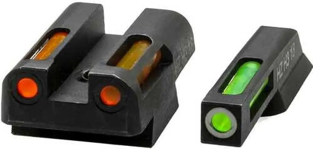 Hiviz Litewave H3 Tritium Express Handgun Sight Green/orange Litepipes White Front Ring Cz 75,85 Model: Czn421