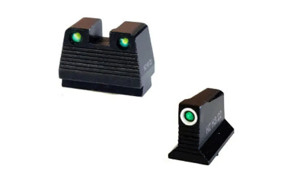Hiviz N2 for Glock Mos Night Sights Green/wht Ring Buy at Faith and Freedom Outdoors - Handgun - Sight