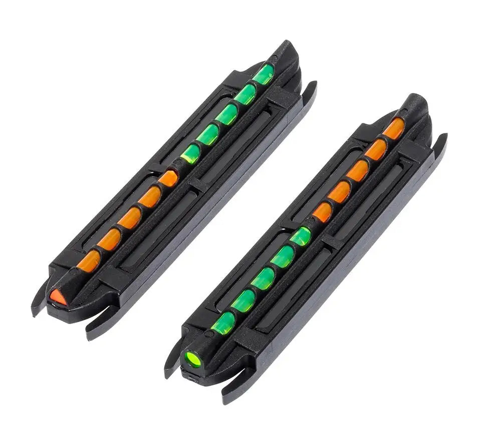 Hiviz Shotgun Sights Hiviz Two-in-one Magnetic Sight with Green & Orange Litepipe Buy at Faith and Freedom Outdoors