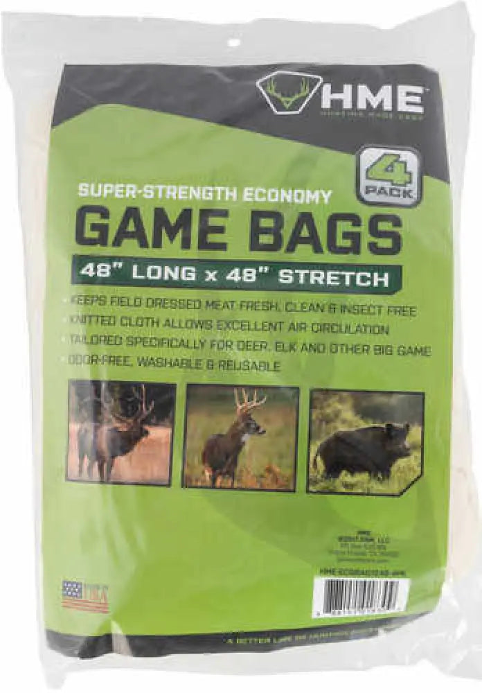 Hme Econ Game Bag 12x48 4 Pk - Hme-ecgbag12